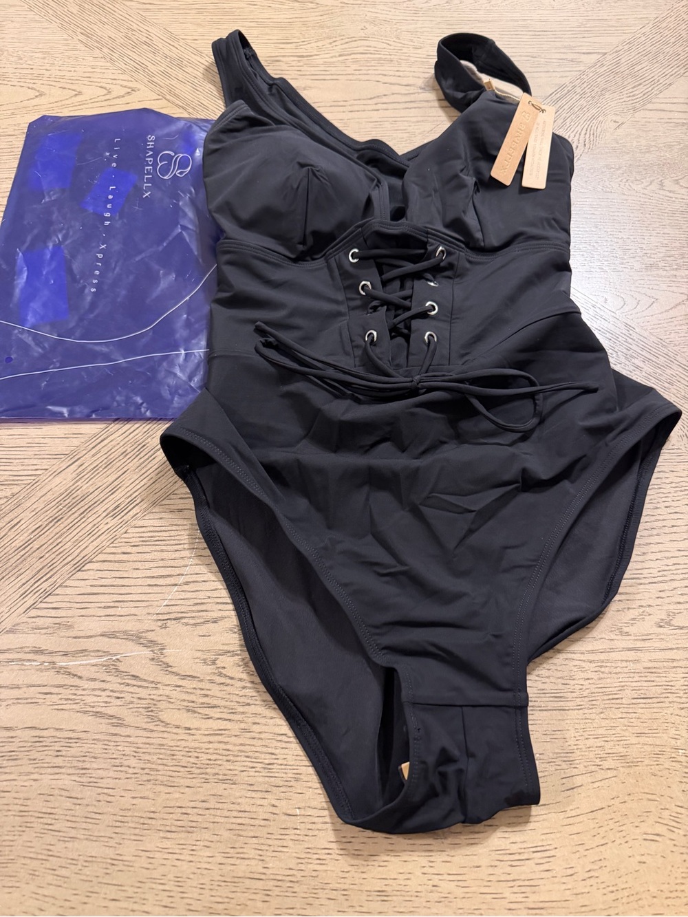 New Shapellx tummy control swimsuit L